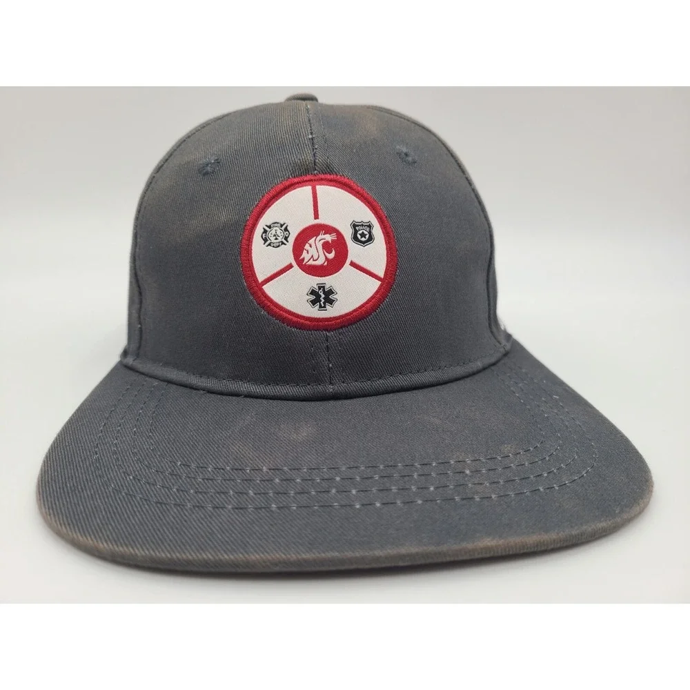 Washington State University Cougars Gesa Police Fire‎ Paramedic Snapback Hat Cap